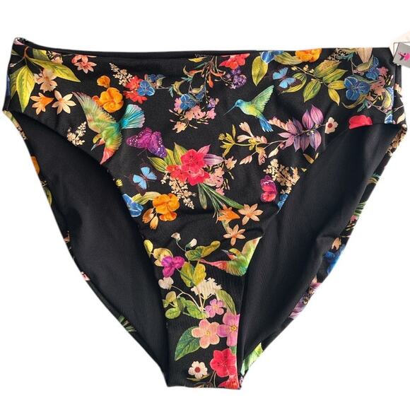 Victoria's Secret Swim Birds of Paradise Bikini Bottom, M - Picture 1 of 4